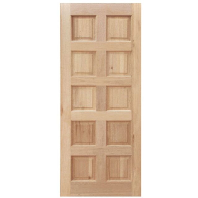 Meranti Door Full 10 Panel