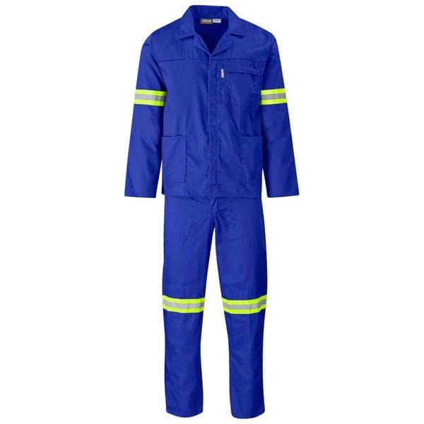 Royal Blue 2PCS Conti Reflective Suit Size 42